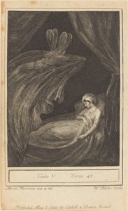 Canto V, Verso 43 da William Blake after Mary Ann Flaxman