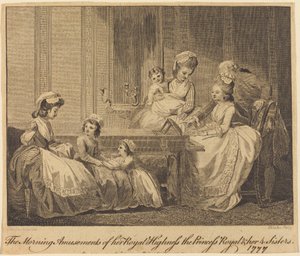 I Divertimenti Mattutini di Sua Altezza Reale da William Blake after Thomas Stothard