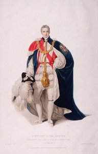 Cavaliere della Giarrettiera in costume cerimoniale, 1824