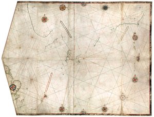 Carta portolana costruita da William Borough che mostra l