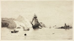 Paesaggio marino artico da William Bradford