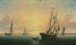 La goletta Jane di Bath, Maine da William Bradford