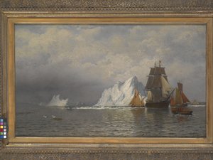 Baleniere e pescherecci vicino alla costa del Labrador da William Bradford
