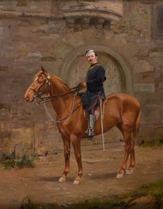 Un ufficiale volontario a cavallo da William Bradley Lamond