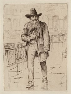 Alexander Campbell Fraser, Professore di Logica e Metafisica (incisione) da William Brassey (after) Hole