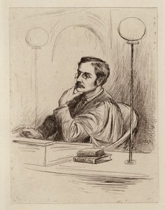 Joseph Shield Nicholson, Professore di Economia Commerciale e Politica e Diritto Mercantile da William Brassey (after) Hole