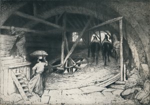 Un mulino a farina galileo da William Brassey Hole