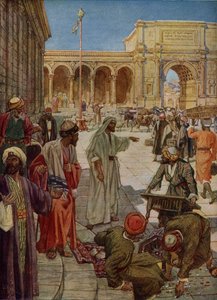 Gesù purifica il tempio - Bibbia da William Brassey Hole