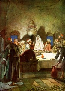 Gesù dice ai suoi discepoli che sarà tradito - Bibbia da William Brassey Hole