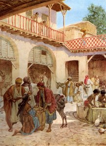I fratelli di Giuseppe alla locanda. Il denaro di ogni uomo nel suo sacco. - Bibbia