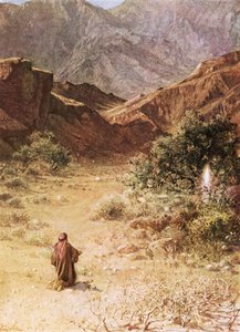 Mosè e il roveto ardente da William Brassey Hole