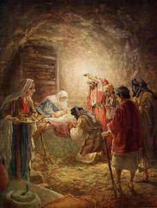 Scena della Natività - Bibbia da William Brassey Hole