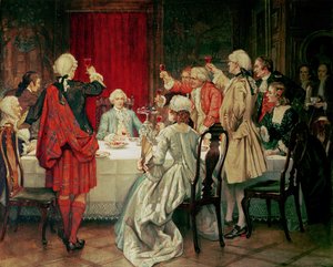 Il Principe Carlo Edoardo Stuart a Edimburgo, 1745 da William Brassey Hole