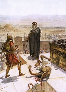 Samuele uccide Agag davanti al Signore a Gilgal da William Brassey Hole