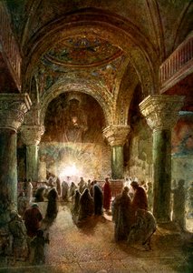 Lo Spirito Santo veglia su una congregazione - Bibbia da William Brassey Hole