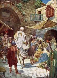 I Magi arrivano a Betlemme - Bibbia da William Brassey Hole