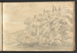 Castello di Berry dal Mulino da William Brockedon