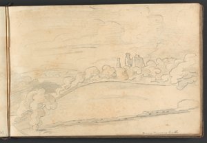 Castello di Berry Pomeroy da William Brockedon