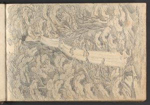 Cascata di Lidford da William Brockedon