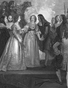 Carlo II riceve la Duchessa d