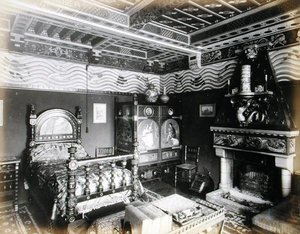 La camera da letto di William Burges da William Burges