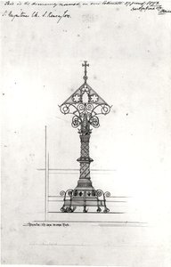 Progetto per un leggio, St Augustine