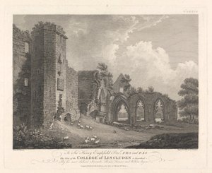 Le rovine del Collegio di Lincluden da William Byrne