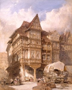 La casa di Albrecht Durer a Norimberga da William Callow