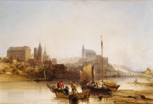 Blois sulla Loira, 1840 da William Callow