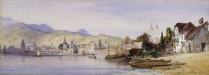 Lucerna dal Lago, 1862 da William Callow
