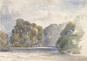 Sul Wharfe, Abbazia di Bolton, 30 settembre 1858 da William Callow
