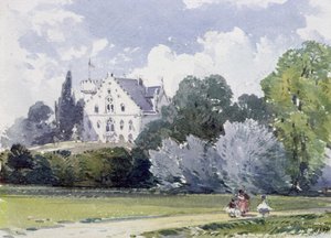 Souvenir di Rosenau, il luogo di nascita di SAR il Principe Consorte, Marito della Regina Vittoria da William Callow