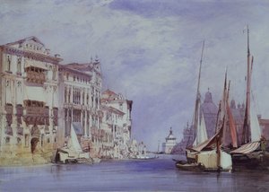Il Canal Grande, Venezia da William Callow
