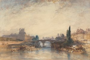 Vista del Pont Royal da William Callow