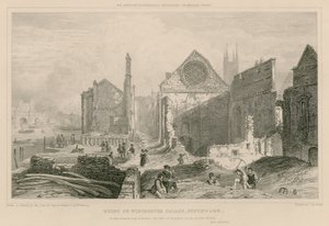Rovine di Winchester Place, Southwark, Londra da William Capon