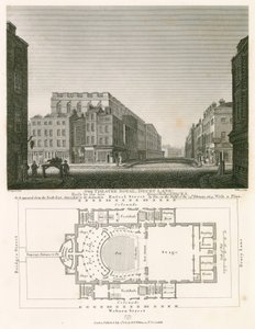 Il Teatro Reale, Drury Lane, Londra, costruito dal defunto Henry Holland