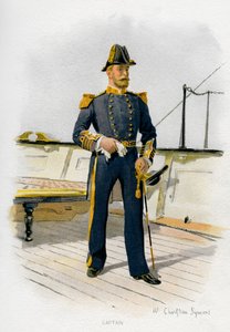Capitano della Royal Navy, c1890-c1893 da William Christian Symons