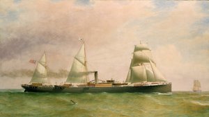 La nave a tre alberi e il piroscafo 