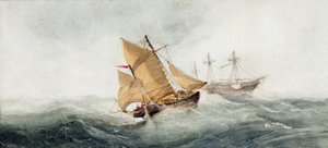 Avvicinamento al relitto, 1837 da Clarkson Frederick Stanfield
