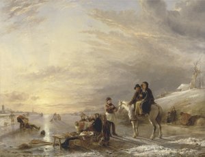Scena di gelo da William Collins