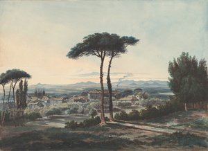 Frascati, vicino a Roma, 1819 da William Cowen