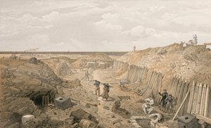 Fossato del Bastione du Mat da William Crimea Simpson
