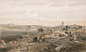 Sebastopoli dal retro del Forte Nicholas, vista verso sud da William Crimea Simpson