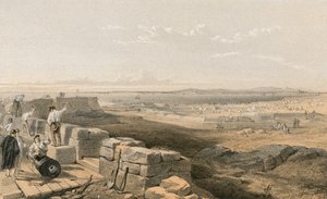 Stretti di Yenikale con la baia e la città di Kertch dalla vecchia fortezza di Yenikale da William Crimea Simpson