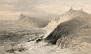 La burrasca al largo del porto di Balaklava