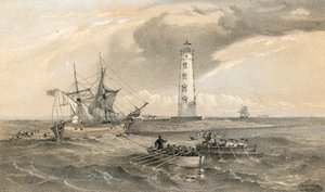 Il faro di Capo Chersonese, vista verso sud da William Crimea Simpson