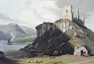 Castello di Aros, Isola di Mull, Scozia, 1818 da William Daniell
