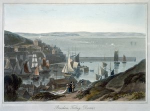Brixham, Torbay, Devon, 1825 da William Daniell