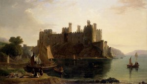 Castello di Conway, 1789-1837 da William Daniell
