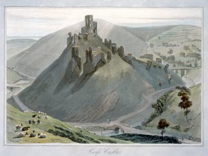 Castello di Corfe, Dorset, 1823